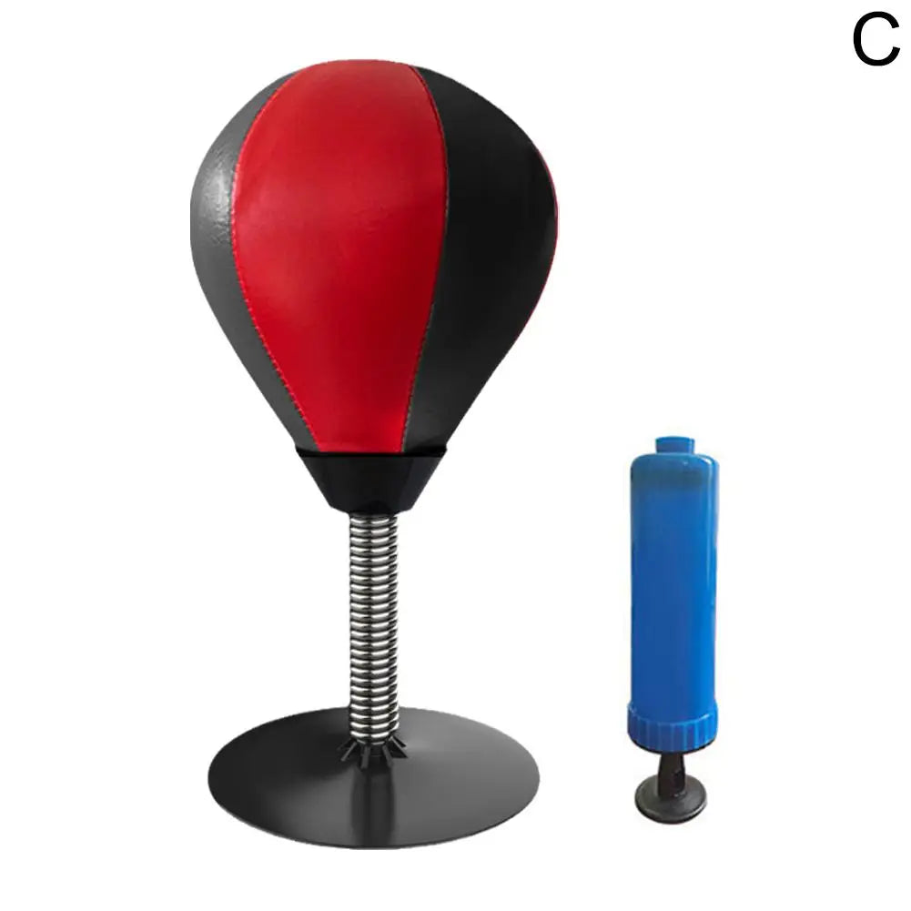 Desktop Bola de Perfuração com Ventosa, Stress Release, Tabletop Boxing Punching Bag, Tress Buster Desk