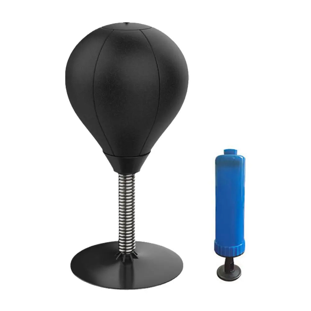 Desktop Bola de Perfuração com Ventosa, Stress Release, Tabletop Boxing Punching Bag, Tress Buster Desk